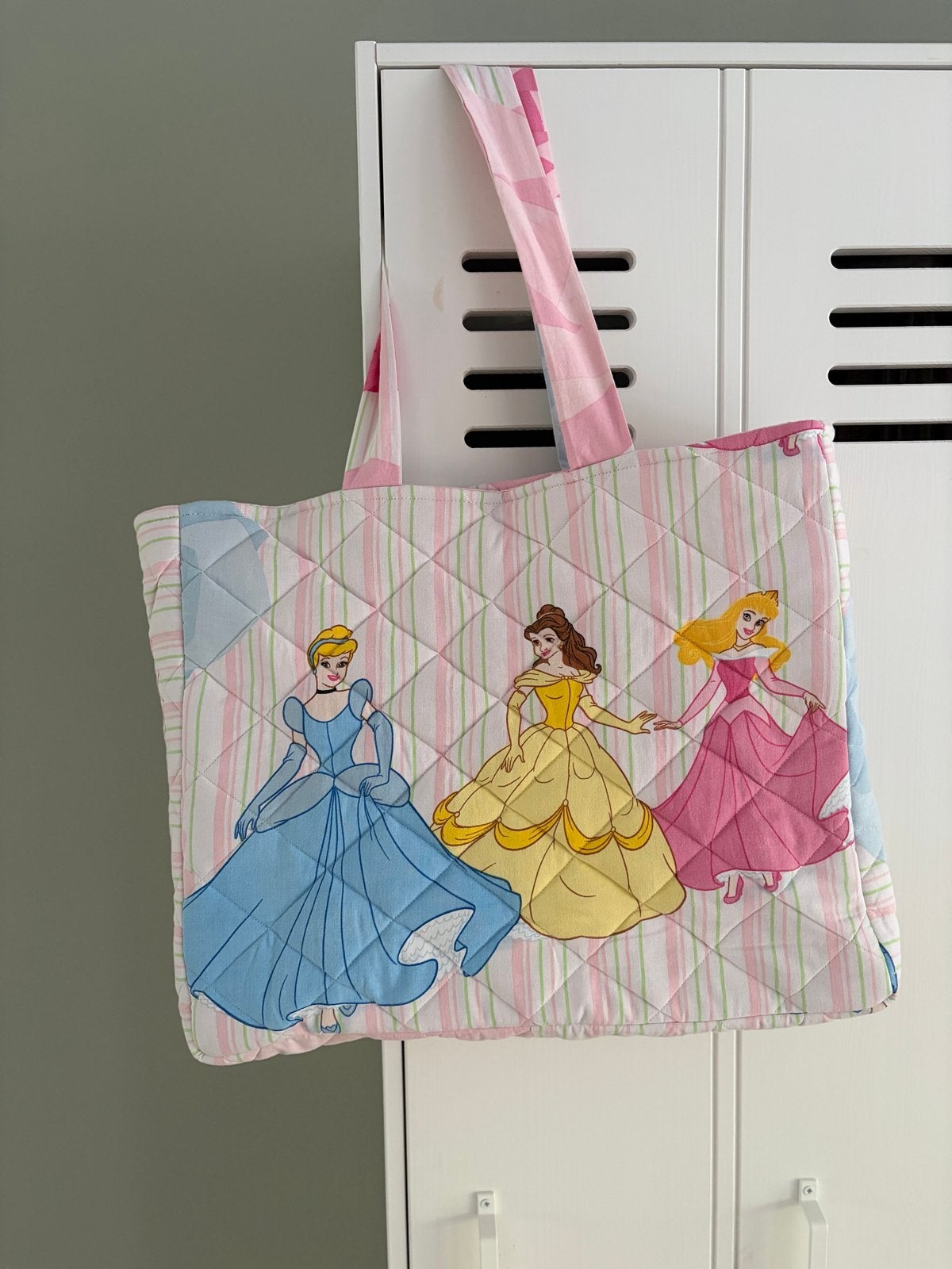 Unieke Handgemaakte Shopper van Vintage Disney Beddengoed, Sieraden, Tassen en Uiterlijk, Ophalen of Verzenden, Gebruikt, Roze