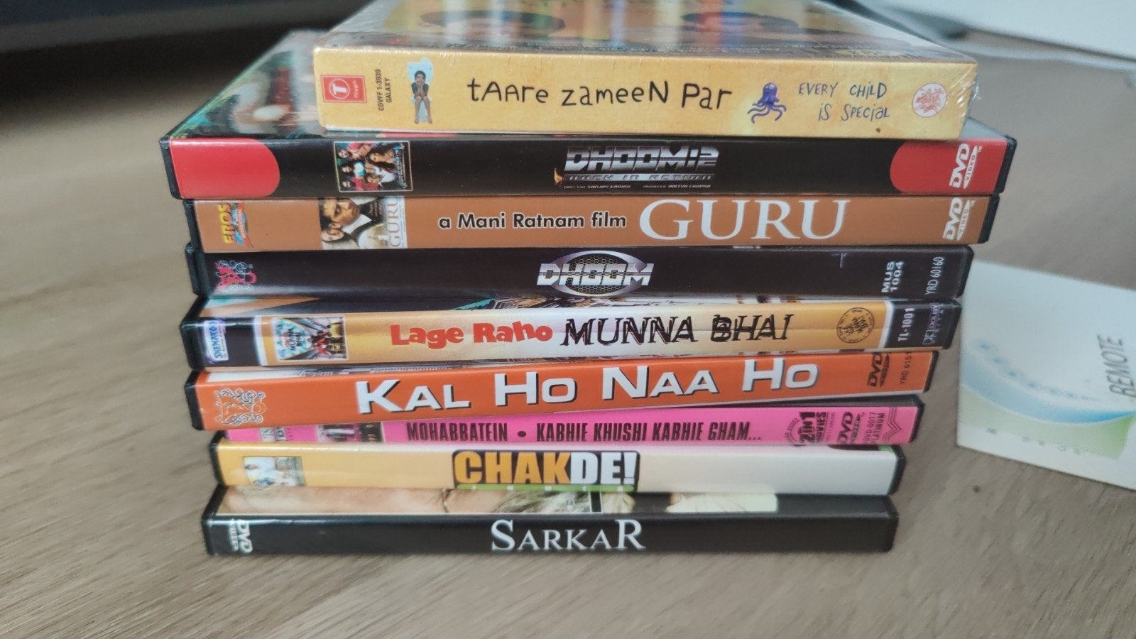 Bollywood DVD collectie: 9 films, Alle leeftijden, Ophalen, Gebruikt, Inclusief doosje