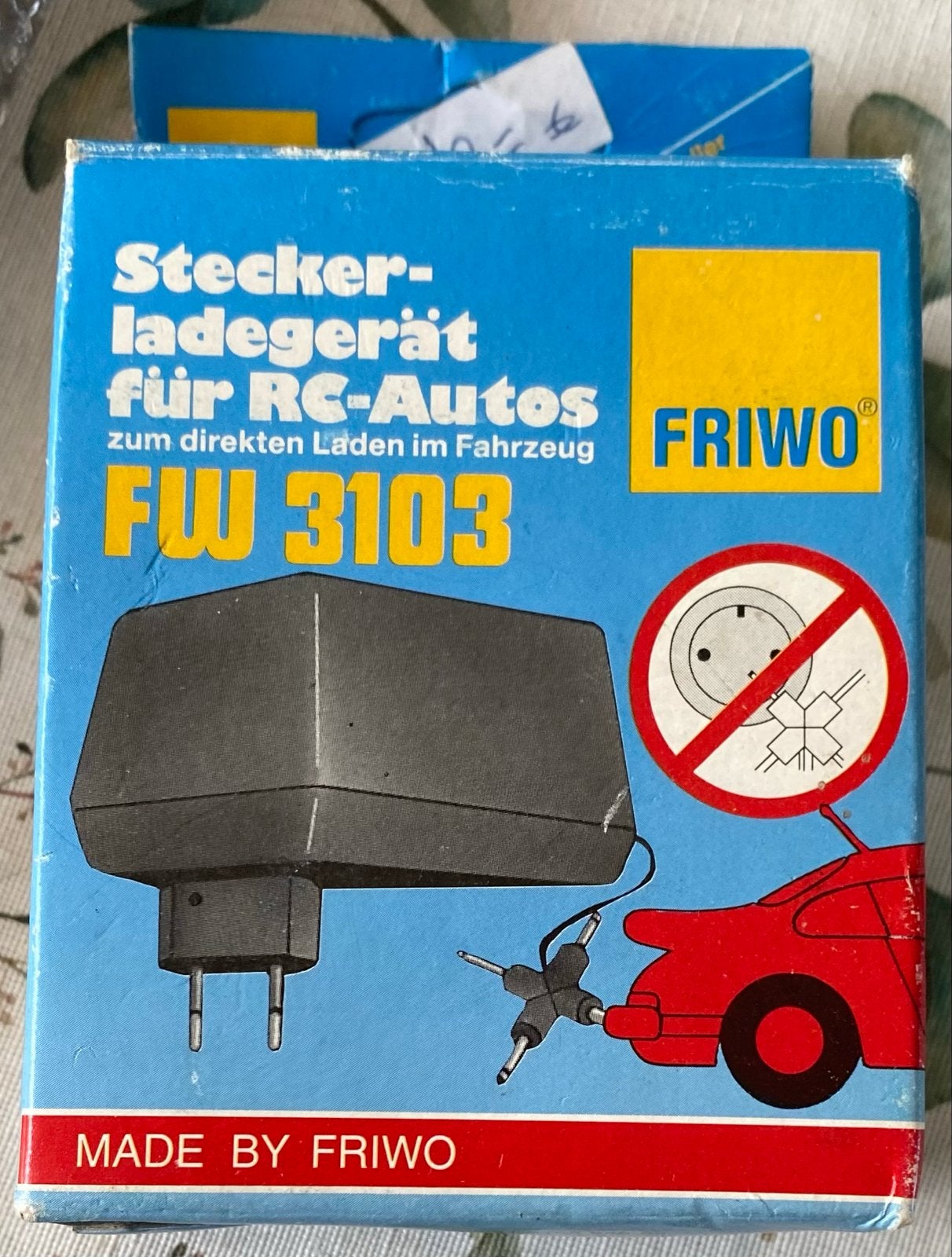Friwo FW 3103 Oplader voor RC-auto's, Ophalen of Verzenden, Gebruikt, Overige schalen, Onderdeel