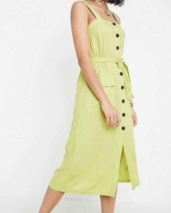 Lime green dress (Urban Outfitters), Kleding | Dames, Nieuw, Ophalen of Verzenden, Urban Outfitters, Maat 34 (XS) of kleiner
