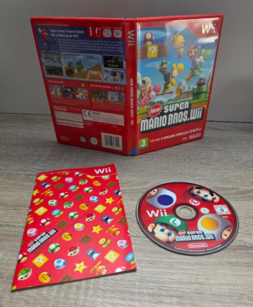 Super Mario Bross Wii, Avontuur en Actie, Gebruikt, Eén computer, Ophalen of Verzenden