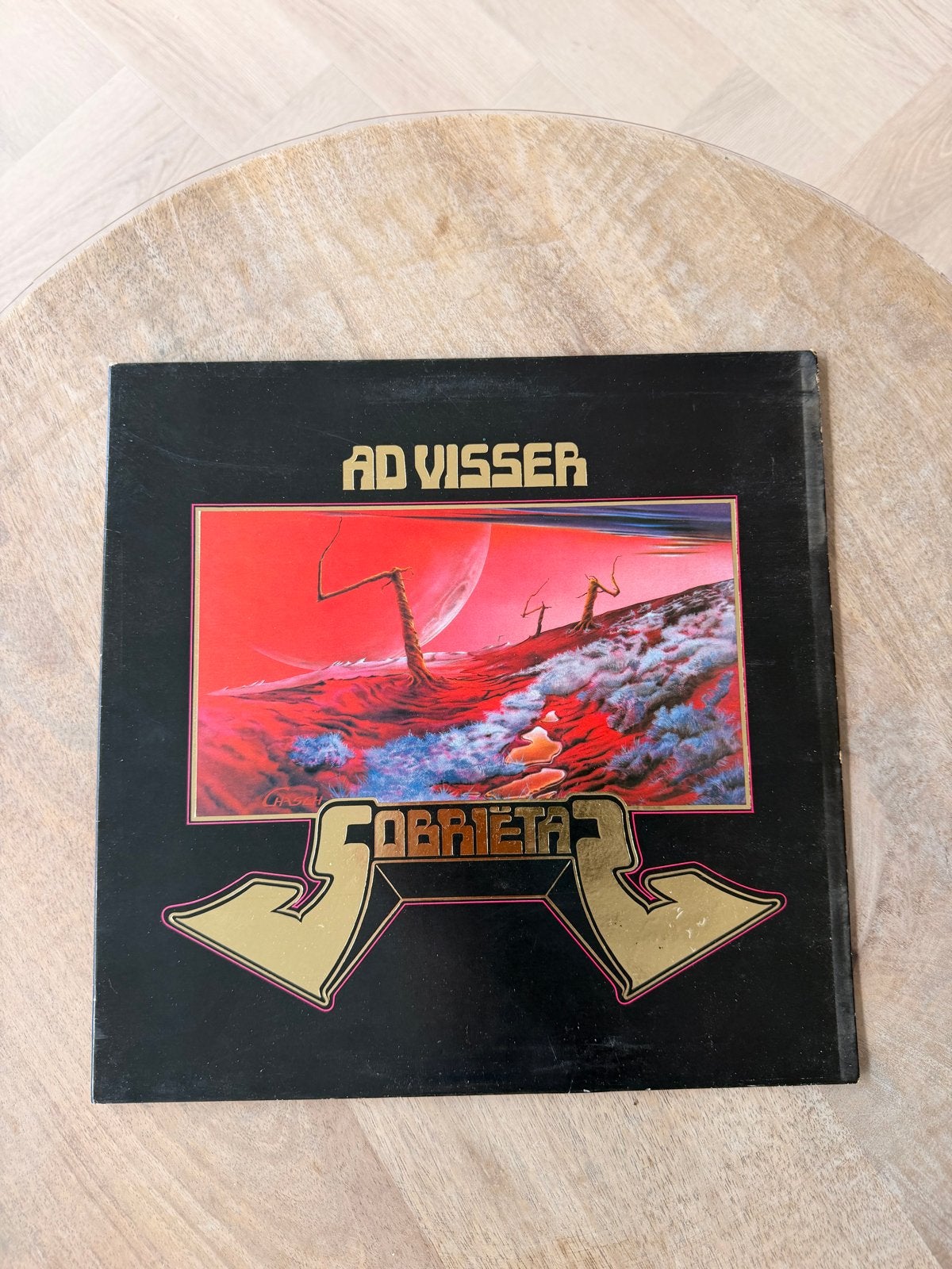 Ad Visser - Sobriëtas LP (1983) - Zeldzame Synth Pop, Ophalen of Verzenden, 1980 - 1989, Gebruikt, 12 inch