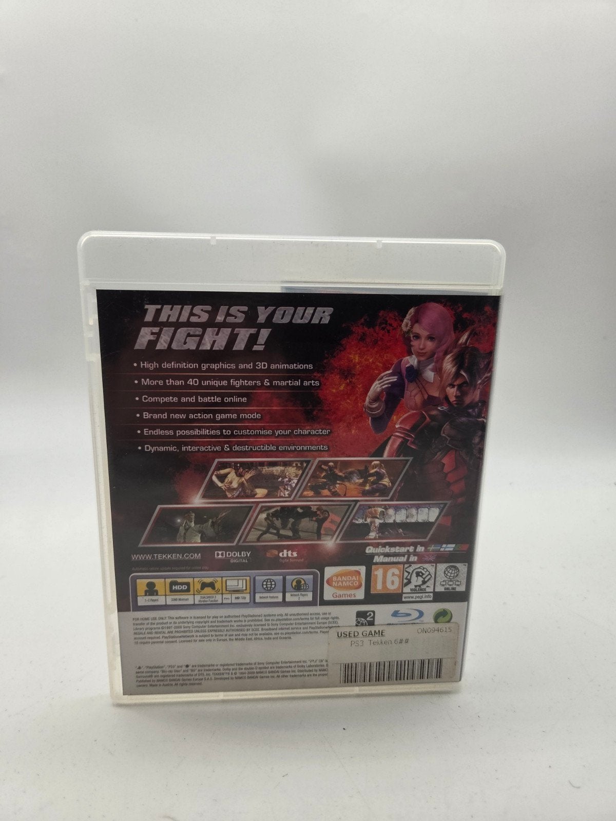 Tekken 6 PS3 - Vechtgame met meer dan 40 personages, Spelcomputers en Games, Games | Sony PlayStation 3, Online, Gebruikt, Vechten