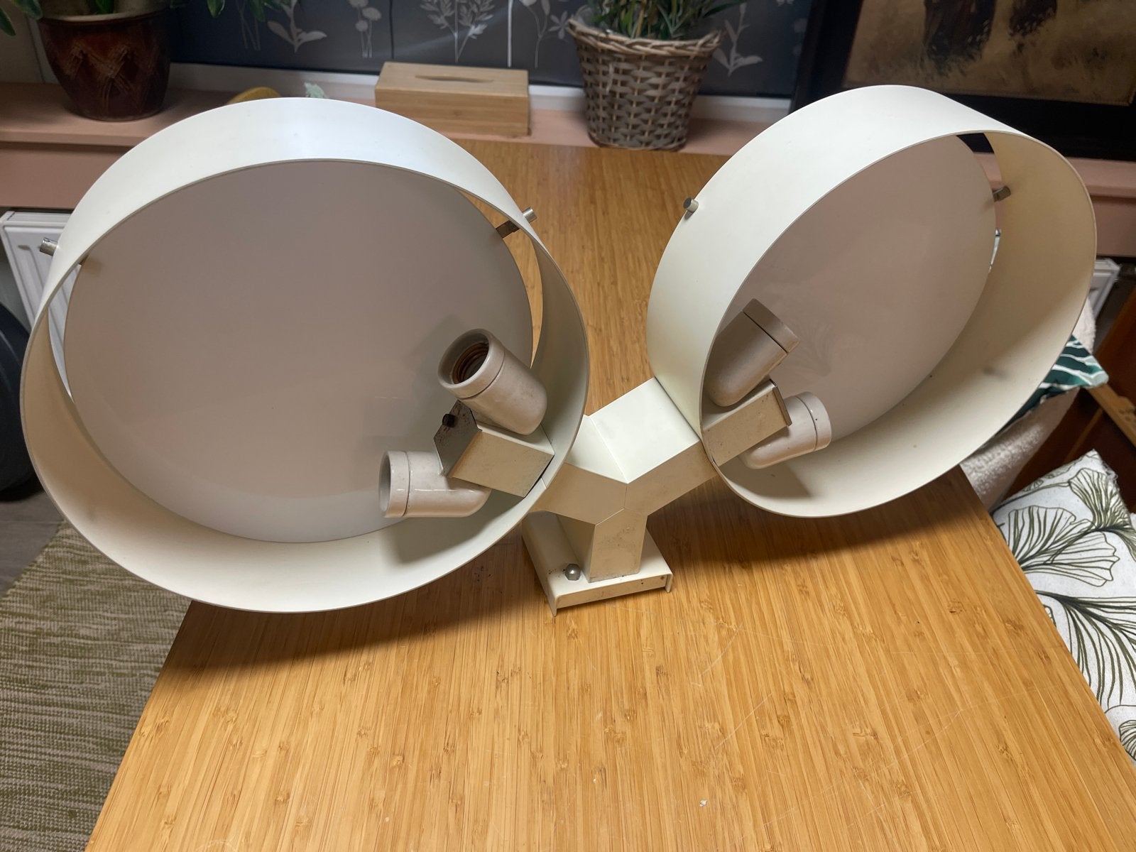 Vintage Stilnovo wandlamp van Bruno Gatta dubbele lamp, Ophalen of Verzenden