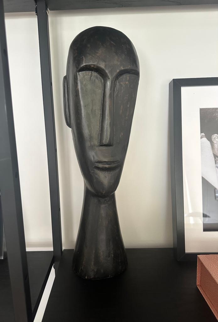 Madam Stoltz decoratief houten sculptuur, Ophalen of Verzenden