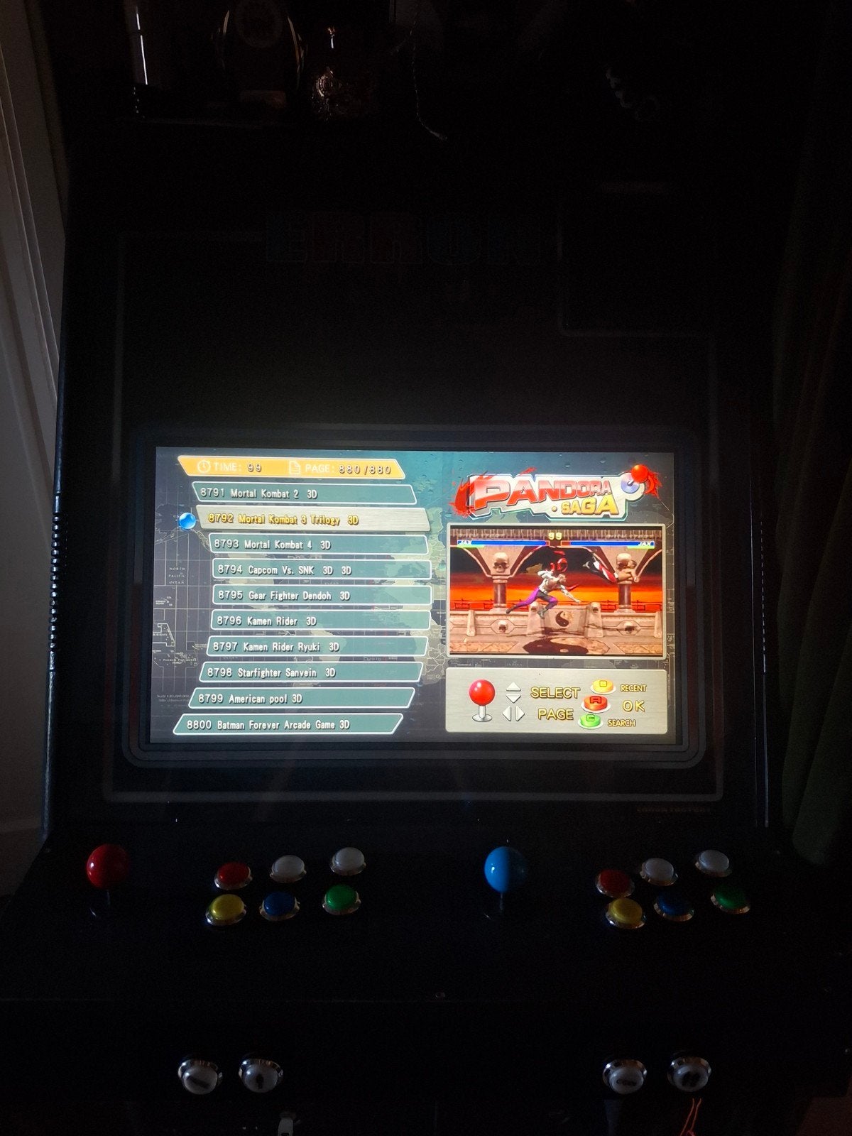 Arcade speelkast, Verzamelen, Automaten | Overige, Ophalen, Zo goed als nieuw
