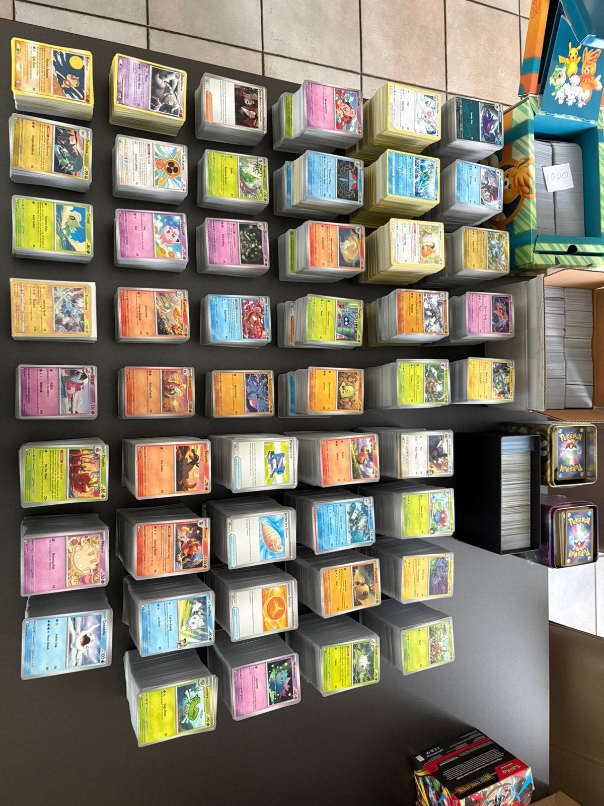 Grote Pokémon kaarten bulk partij! (ca. 20000 kaarten)., Ophalen, Gebruikt, Meerdere kaarten, Foil