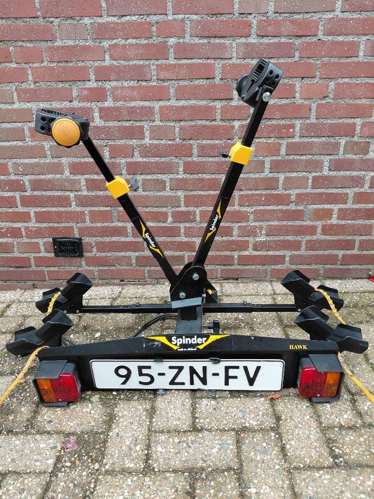 Fietsdrager, Ophalen, Gebruikt, Brede banden, 2 fietsen