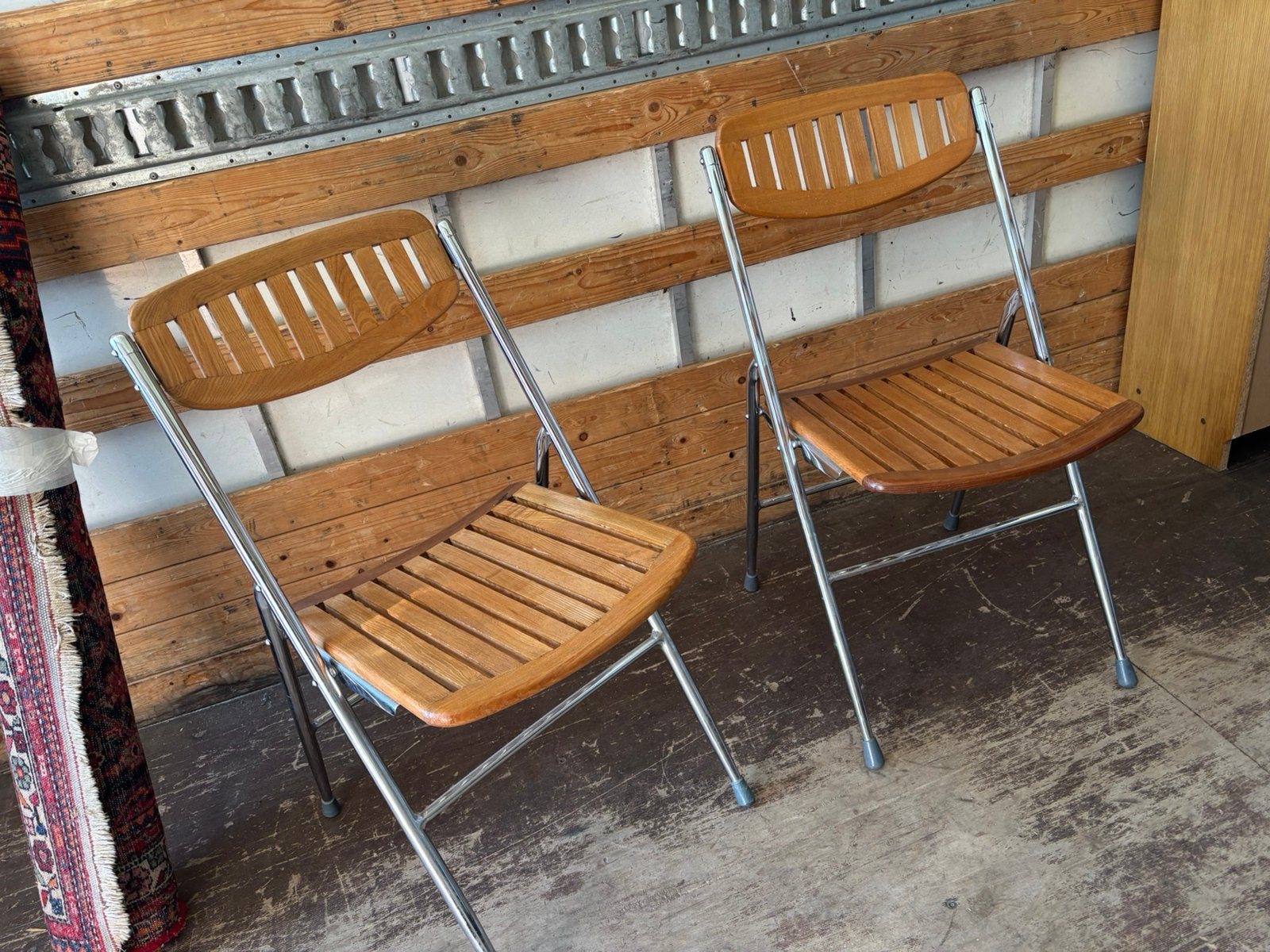 Vintagw klapstoeltjes izgs, Ophalen of Verzenden, Zo goed als nieuw, Eén
