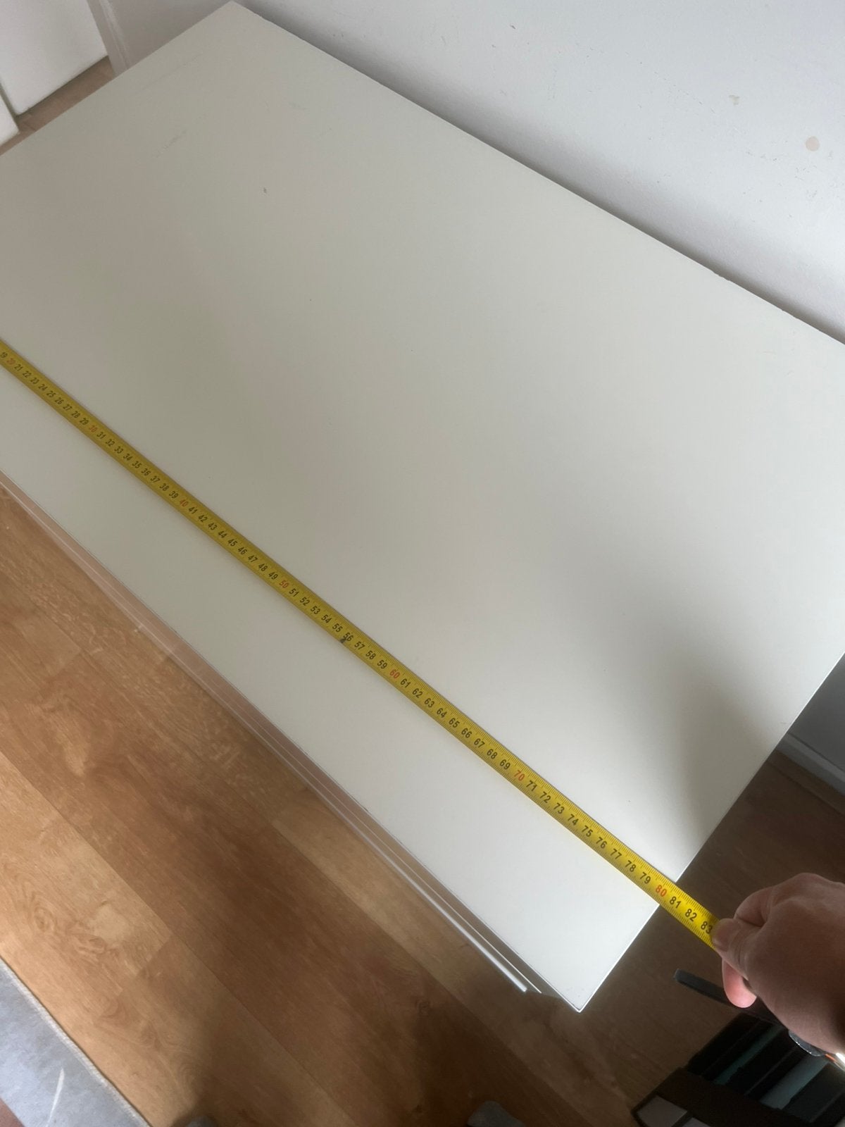 Witte plank/blad - 80x48 cm, Ophalen, Zo goed als nieuw