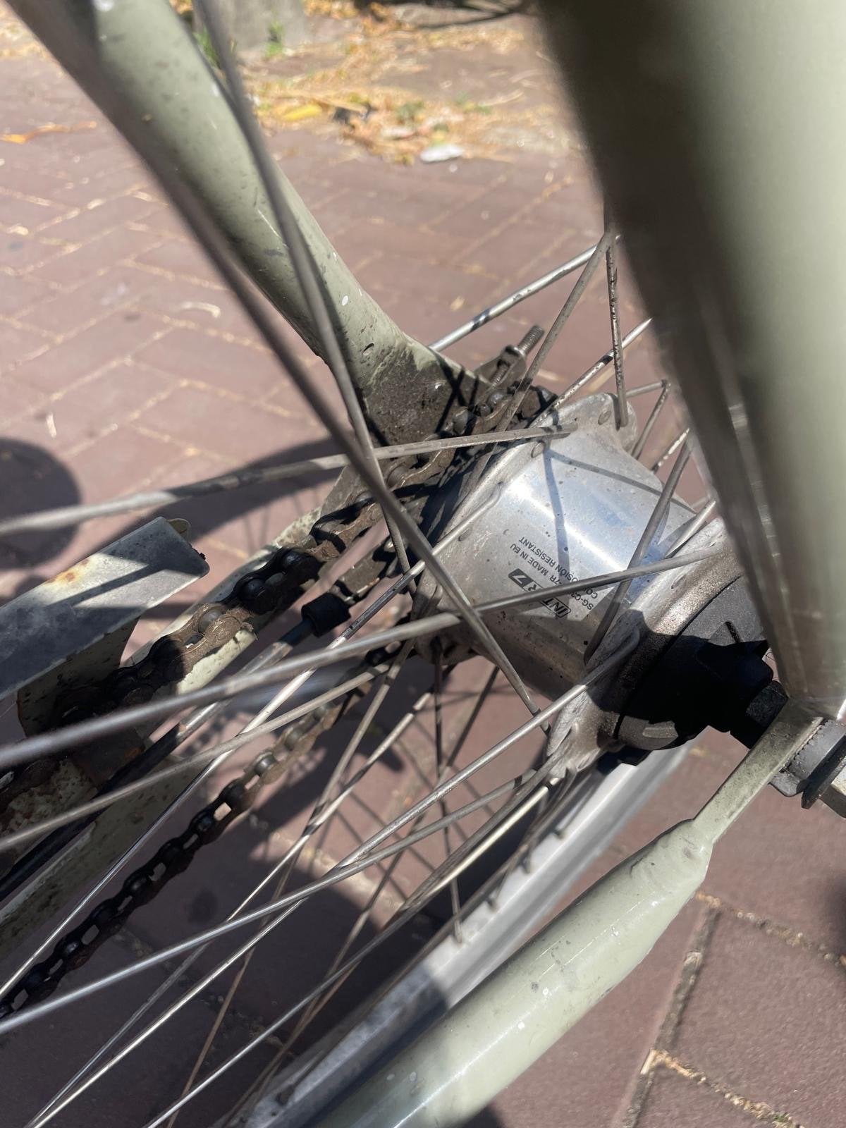 Union Transportfiets met voordrager - Gebruikt, Overige merken, Velgrem, Versnellingen, Ophalen of Verzenden