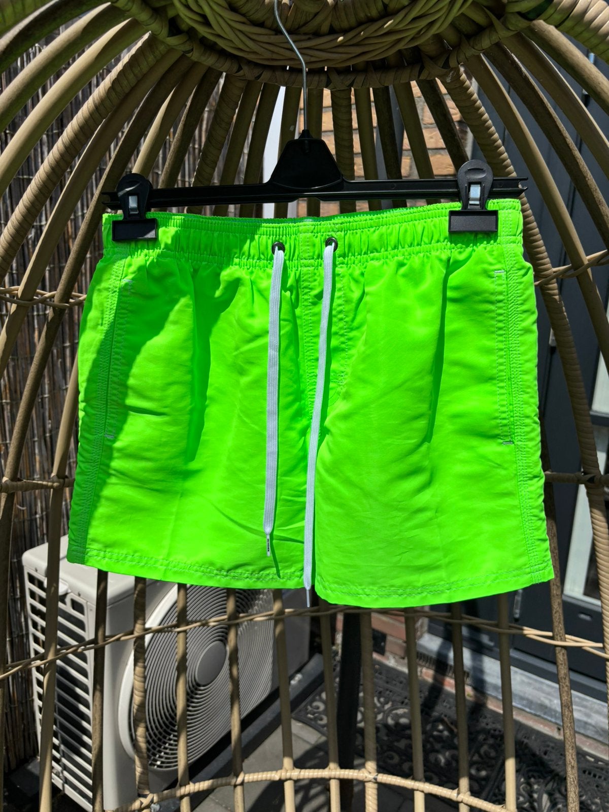 Sundek neon groene zwembroek maat S-M nieuw, Ophalen of Verzenden, Maat 48/50 (M), Groen