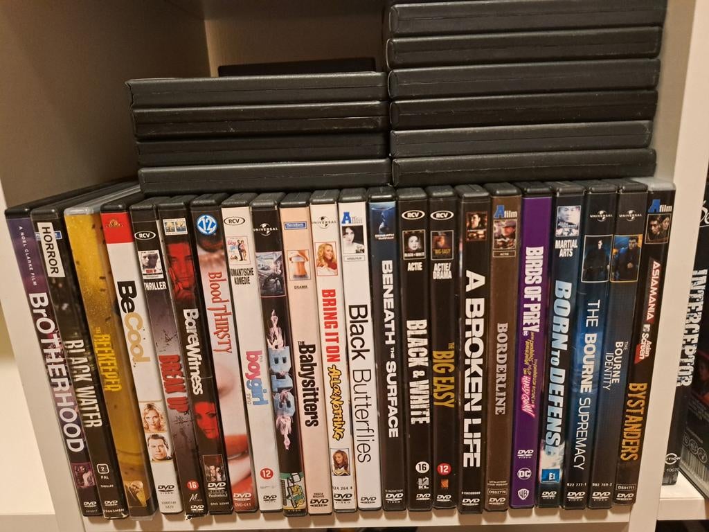 Grote DVD Collectie (250+ titels), Alle leeftijden, Ophalen, Zo goed als nieuw