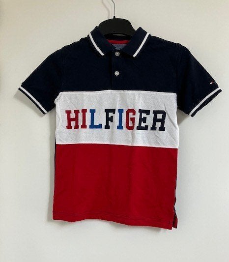 Mooie Tommy Hilfiger polo maat 128 -134, Ophalen of Verzenden, Shirt of Longsleeve, Jongen, Tommy Hilfiger
