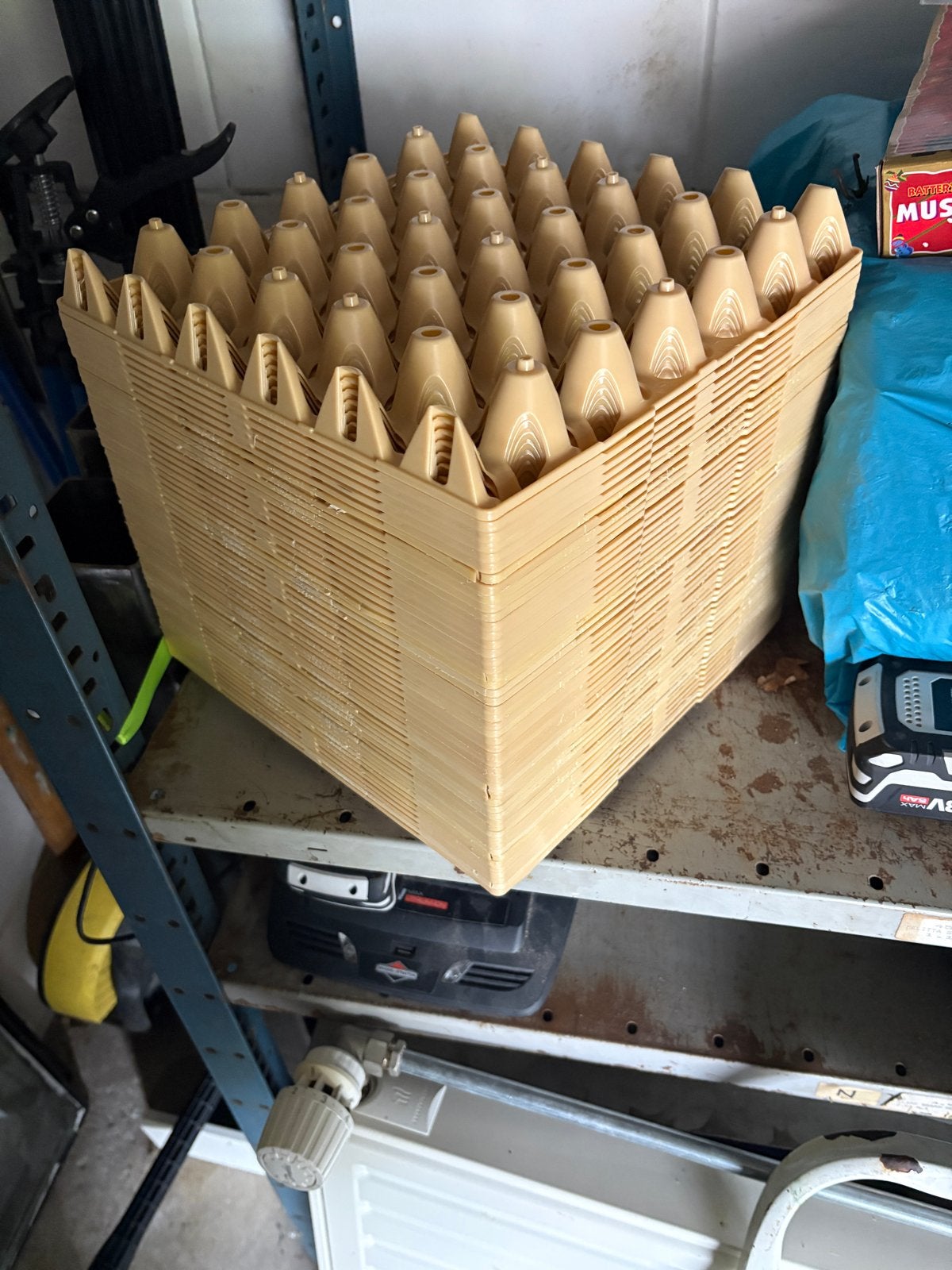 Stapelbare eiertrays voor 30 eieren - Grote hoeveelheid, Ophalen of Verzenden, Zo goed als nieuw, Overige typen