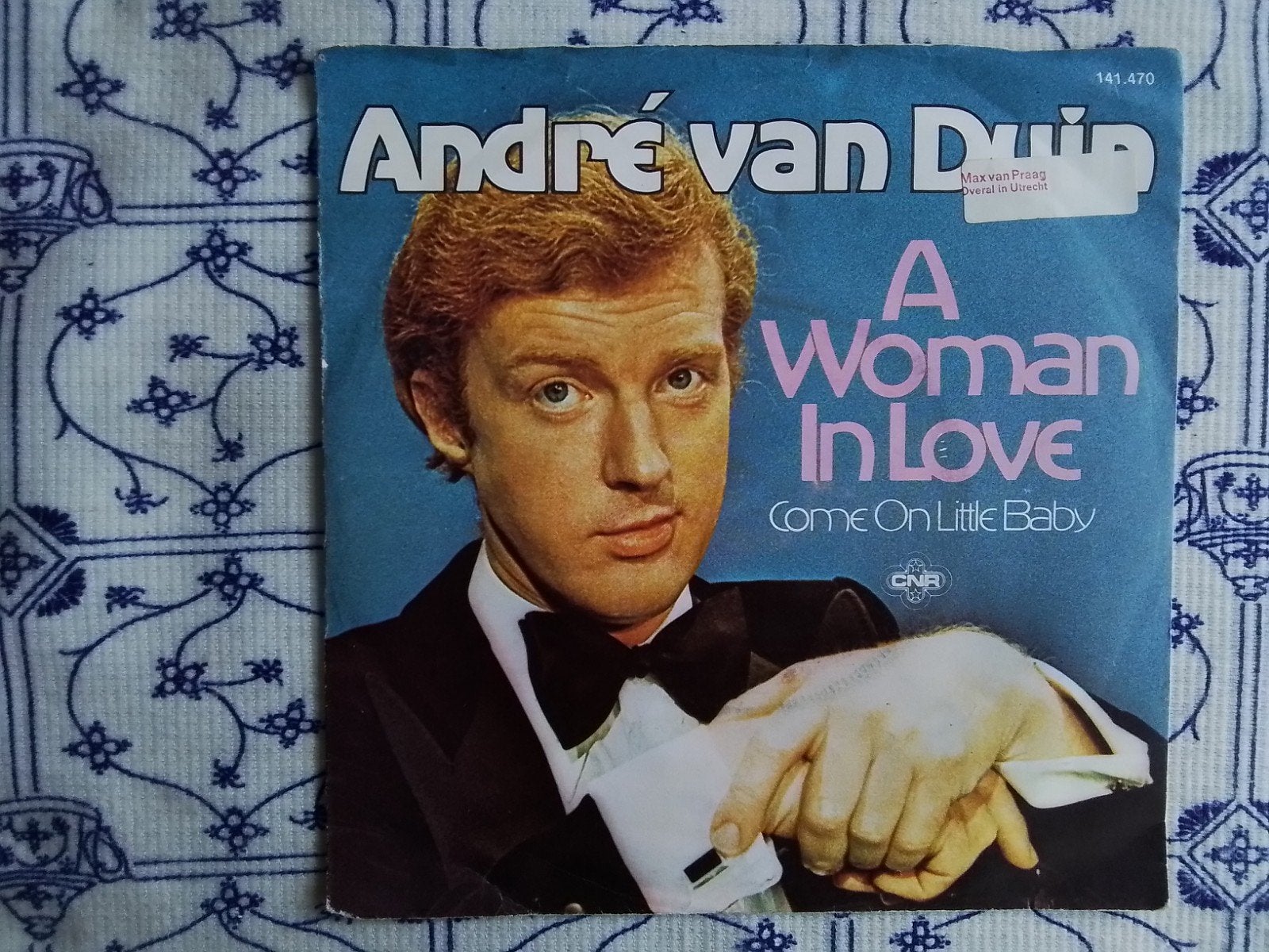 Andre van duin            A woman in love, Cd's en Dvd's, Vinyl Singles, Ophalen of Verzenden, Zo goed als nieuw, 7 inch, Nederlandstalig