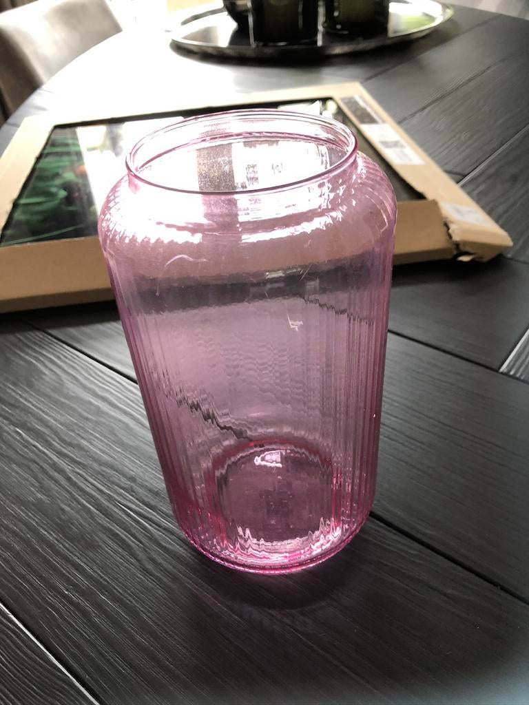 Glazen vaasje, Overige kleuren, Ophalen of Verzenden, Minder dan 50 cm, Glas