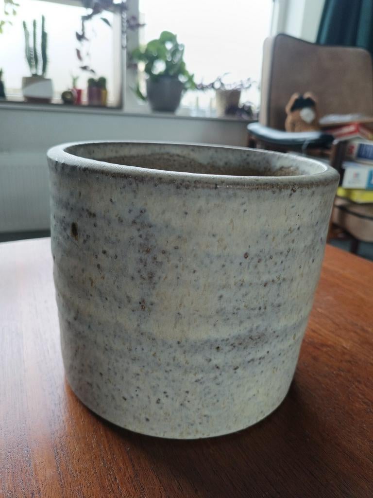 Vintage bloempot van Mobach keramiek, Ophalen of Verzenden