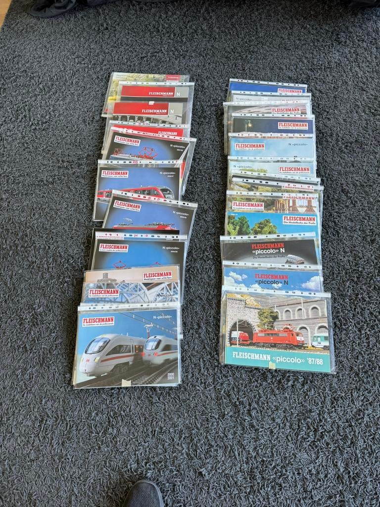 Complete collectie Fleischmann spoor N catalogi 1987/88-2012, Hobby en Vrije tijd, Modeltreinen | N-Spoor, Ophalen of Verzenden