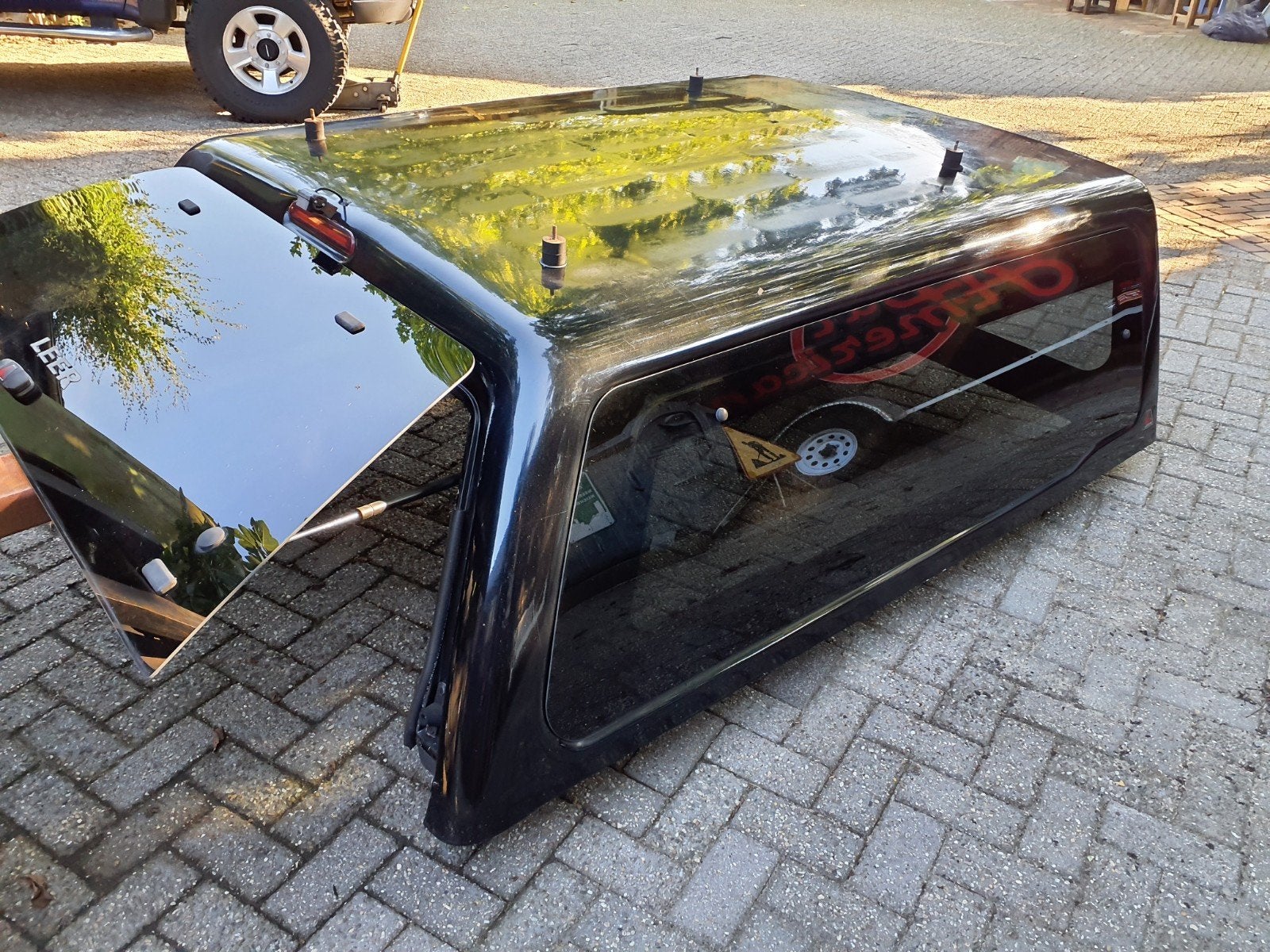 USA Campershell LEER voor Ford F350/F250 (ca. 210x185 cm), Ophalen