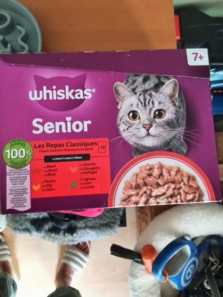 Kattenvoer whiskas natvoer zalkjes, Ophalen of Verzenden, Kat