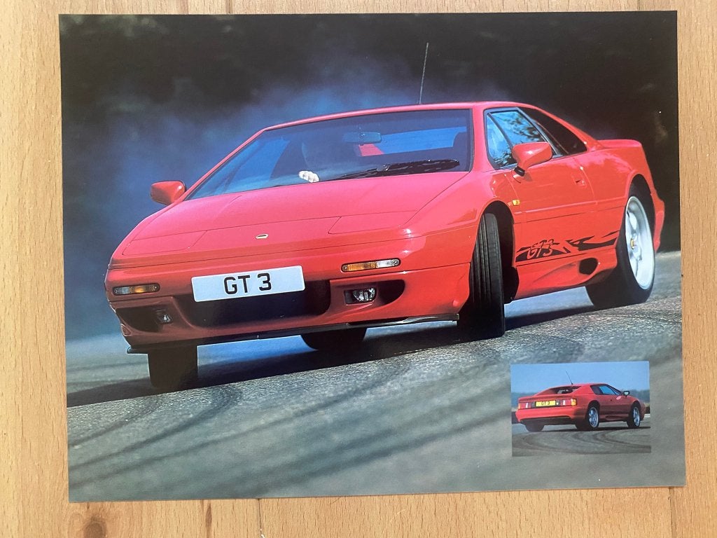 Lotus Esprit GT3   -   Folder - Brochure, Lotus, Ophalen of Verzenden, Zo goed als nieuw, Overige merken