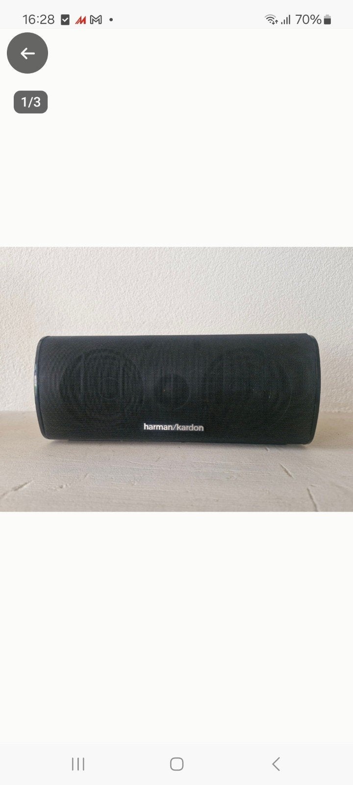 Harman Kardon Center Speaker - Zwart bds5, Audio, Tv en Foto, Ophalen of Verzenden, Zo goed als nieuw, Geschikt voor surround/home cinema