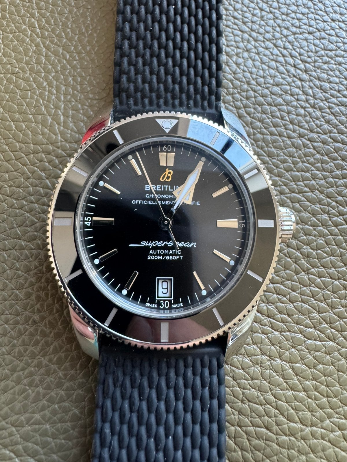 Breitling Superocean Heritage 42, Staal, Verzenden, Breitling, Polshorloge
