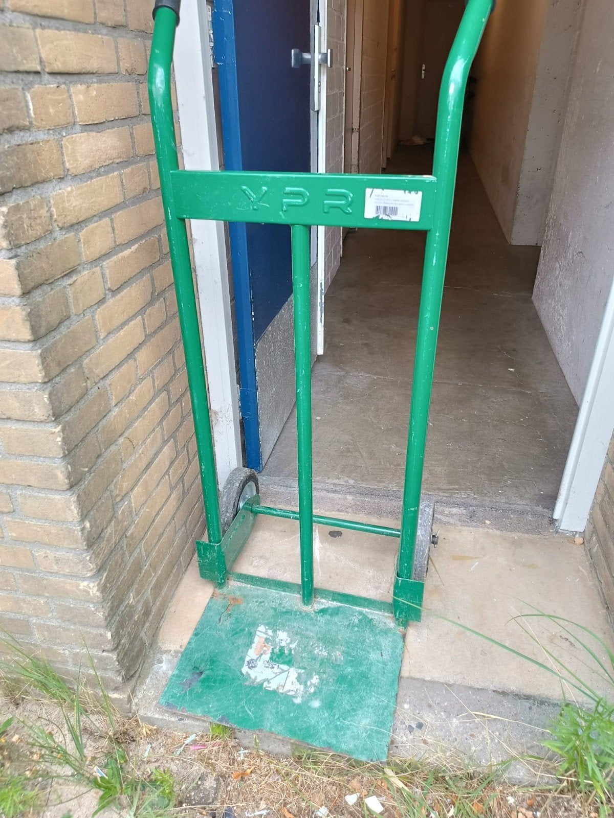 Steekwagen groen, 60 tot 80 liter, Ophalen, Gebruikt, Steekwagen
