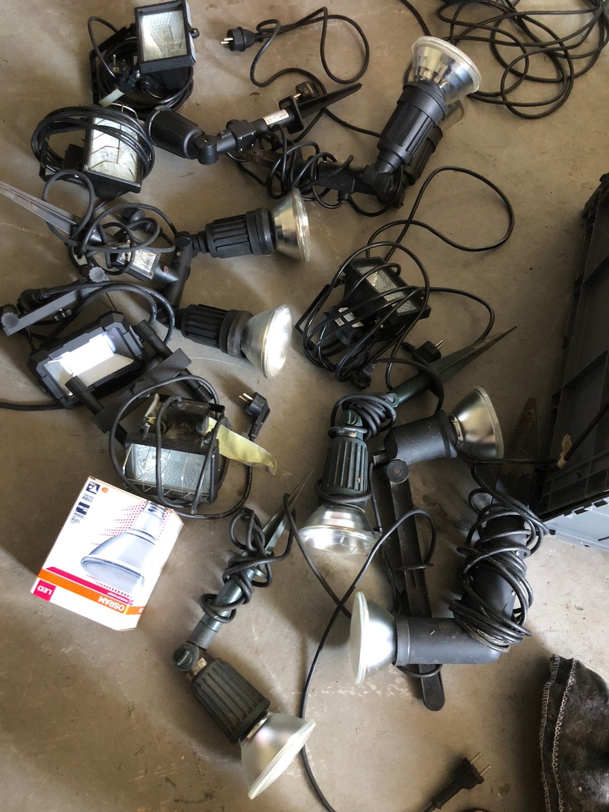 Tuin lampen, Ophalen, Zo goed als nieuw