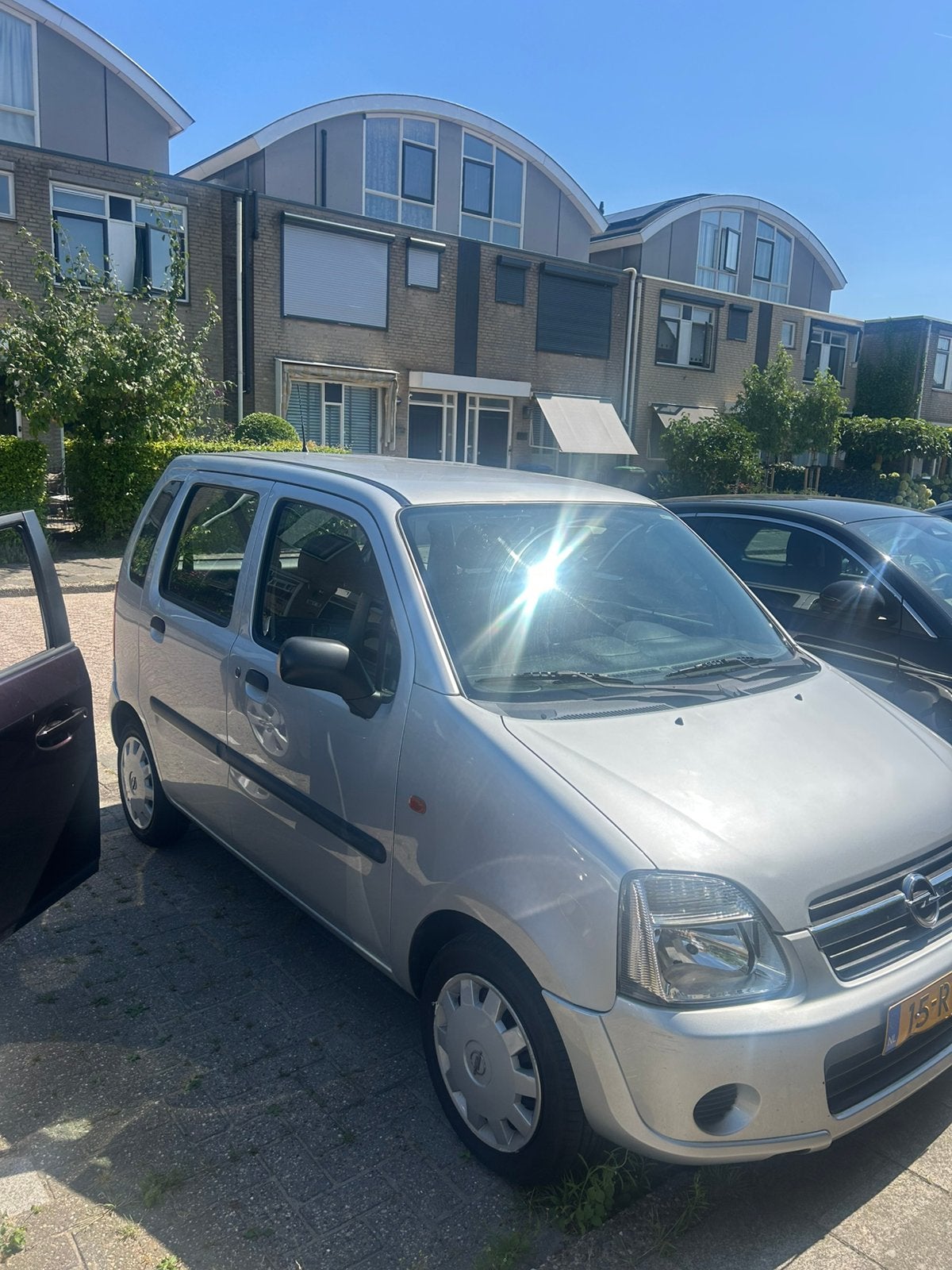 Opel Agila 1.2 16V Twinport 2005 Grijs, Auto's, Opel, Voorwielaandrijving, 40 €/maand, 4 cilinders, 1229 cc