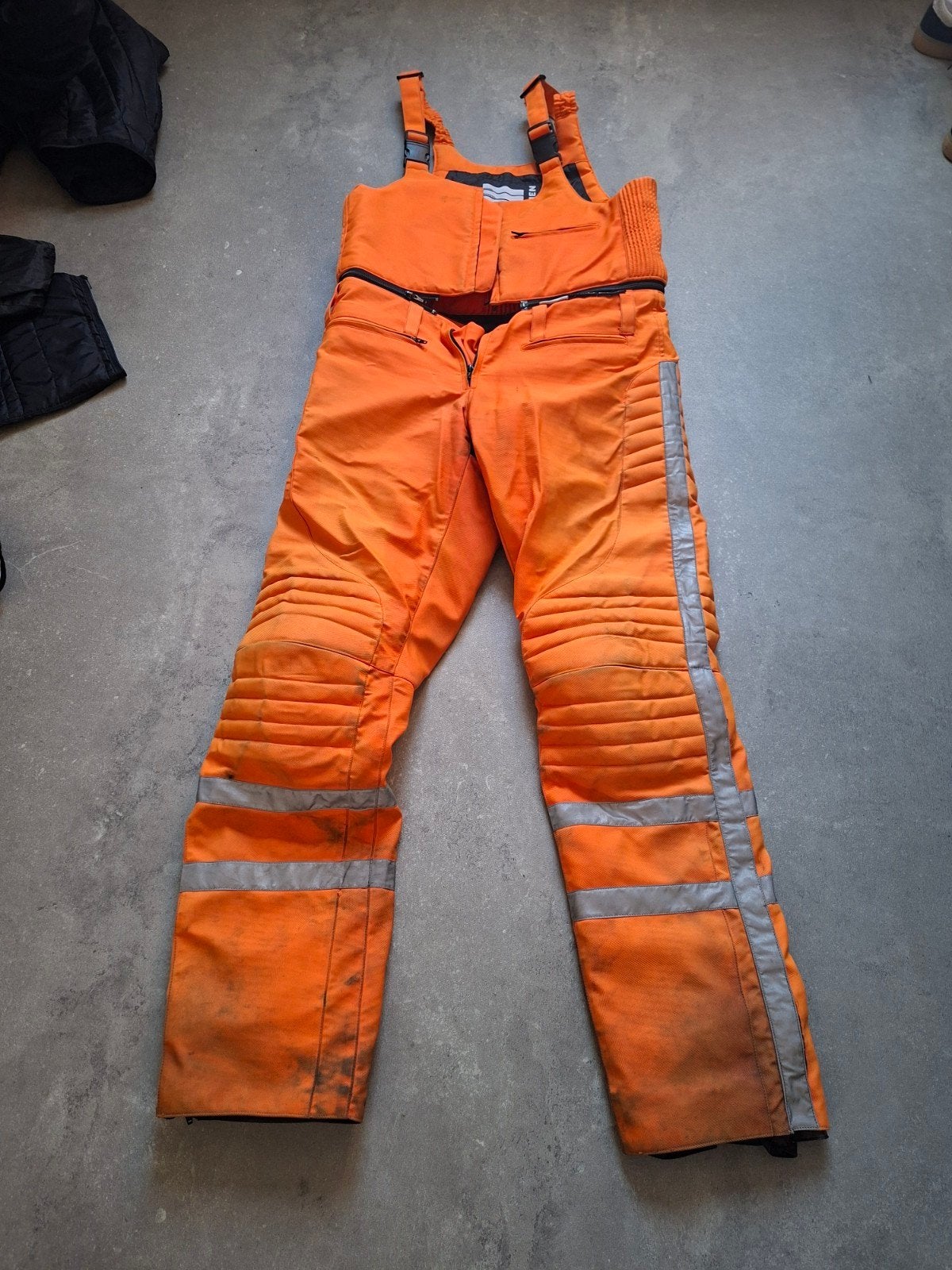 Damen Motorbroek Oranje - Maat TXL, Ophalen, Oranje, Lang, Gedragen