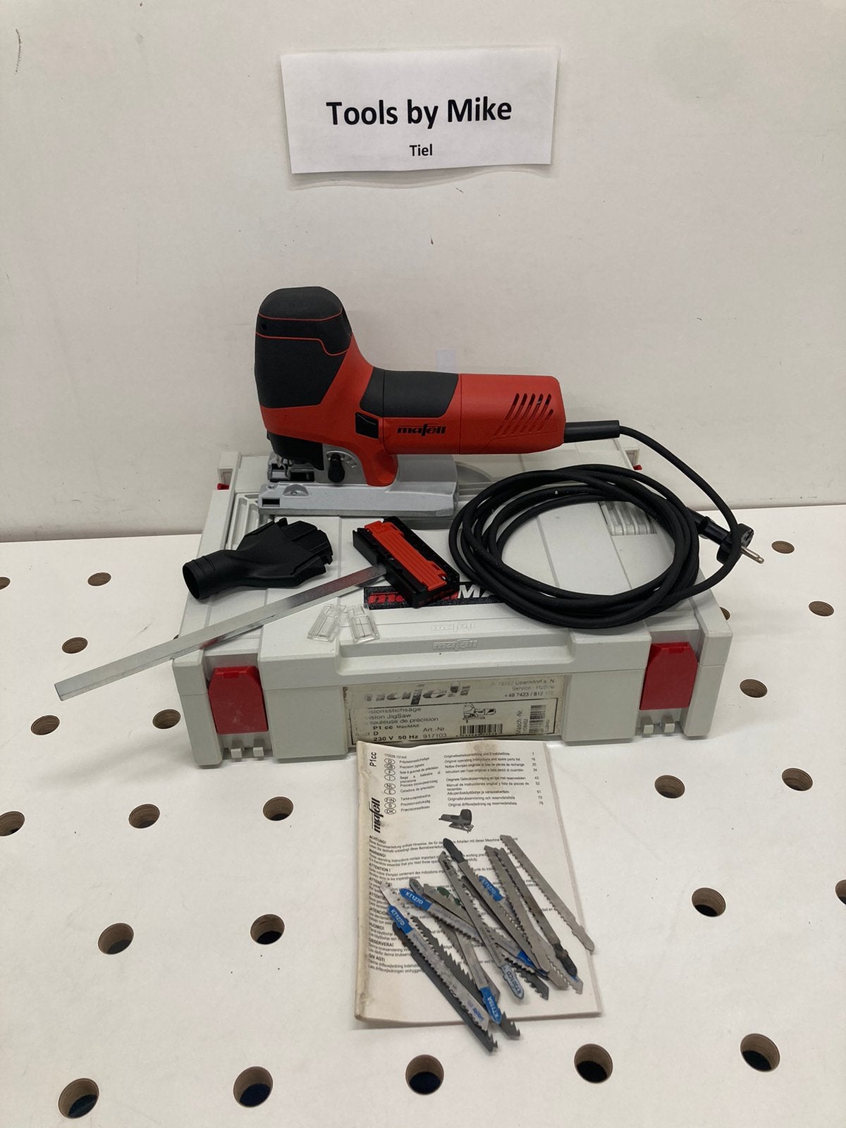 Mafell P1cc decoupeerzaag top conditie, Ophalen, Decoupeerzaag, Zo goed als nieuw, 30 tot 70 mm