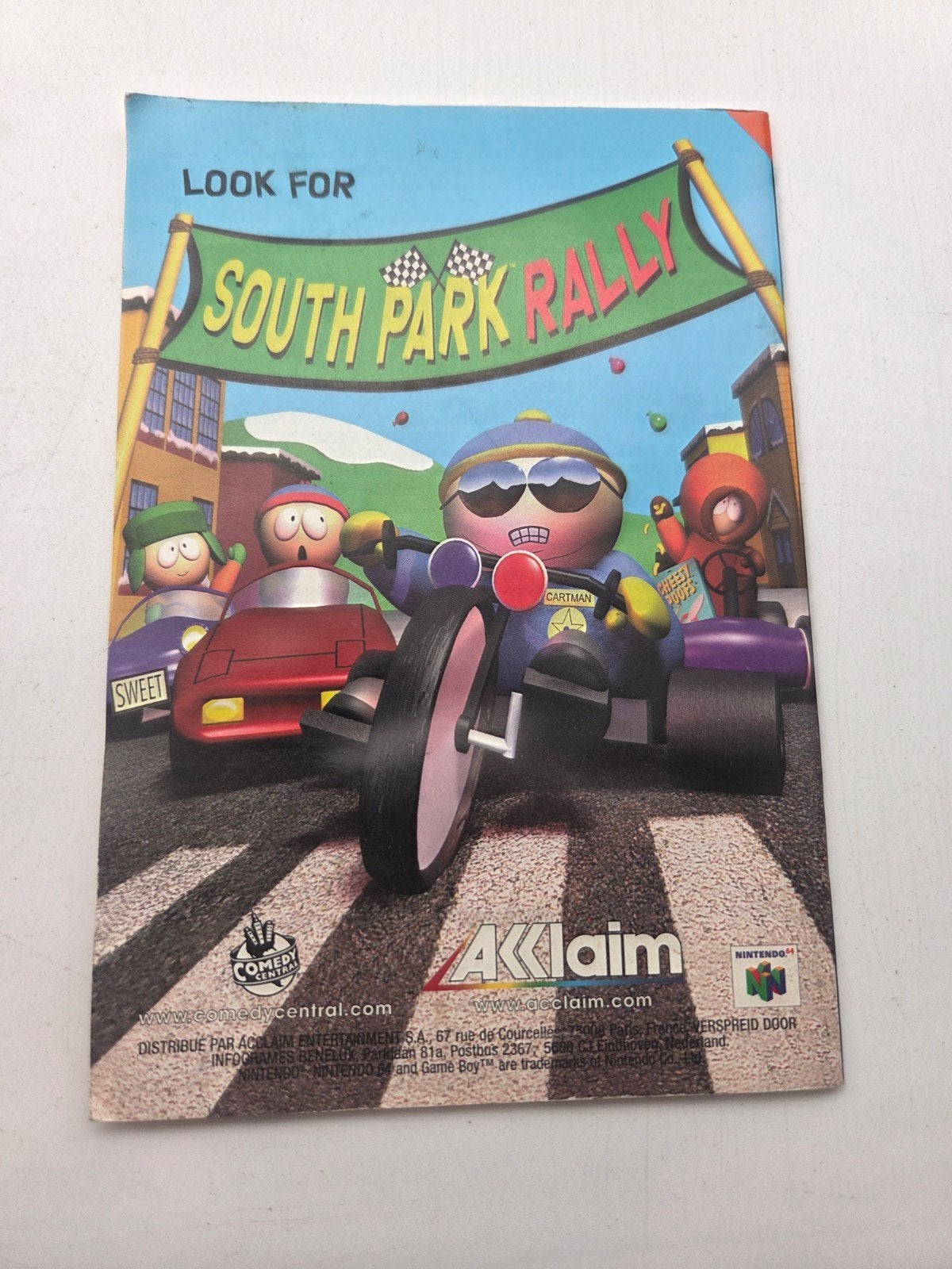 South Park Chef's Luv Shack Handleiding N64, Spelcomputers en Games, Gebruikt, Overige genres, Eén computer, Ophalen of Verzenden