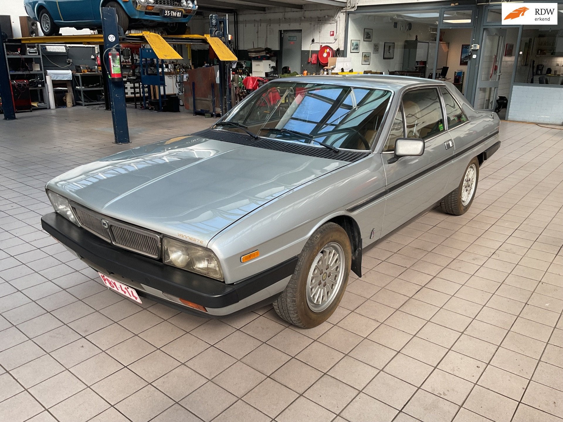 Lancia Gamma Coupé 2500 Injectie, handbak, leer, origineel!, Auto's, Lancia, Voorwielaandrijving, Dealer onderhouden, Gebruikt