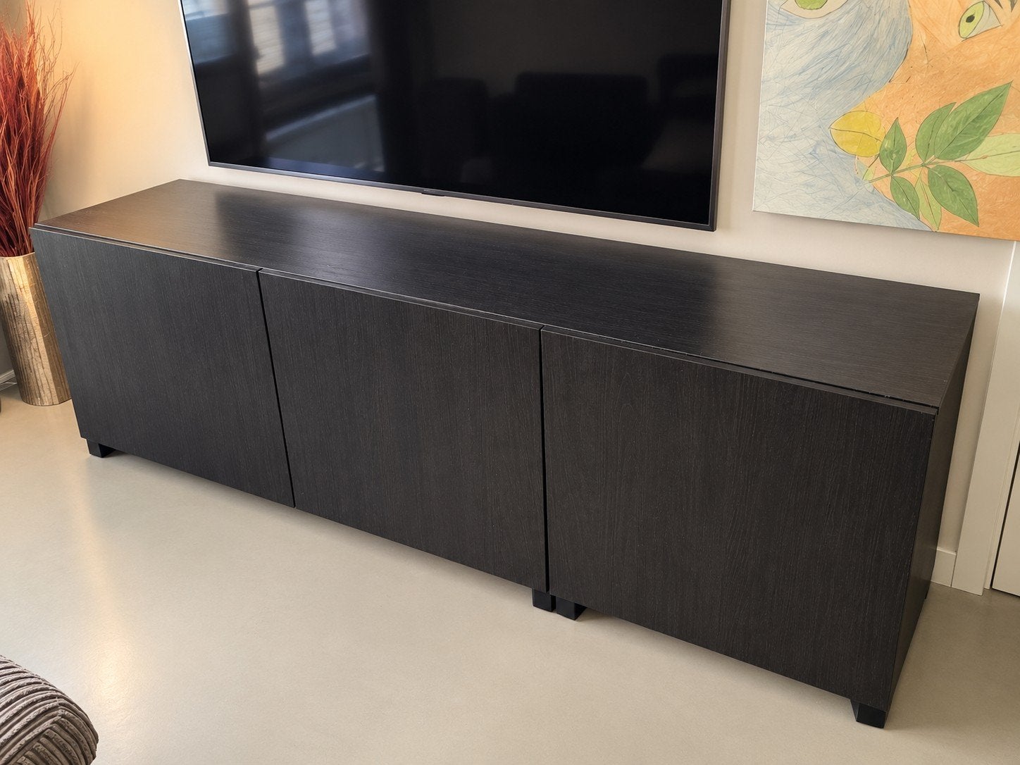 IKEA Kast - Donkerbruin Dressoir/TV-meubel, Ophalen, Gebruikt