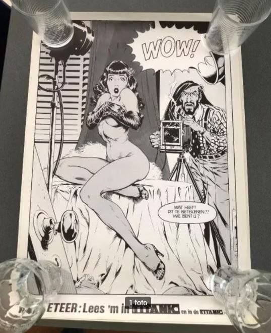 rocketeer titanic poster ddisp, Eén stripboek, Ophalen of Verzenden, Zo goed als nieuw