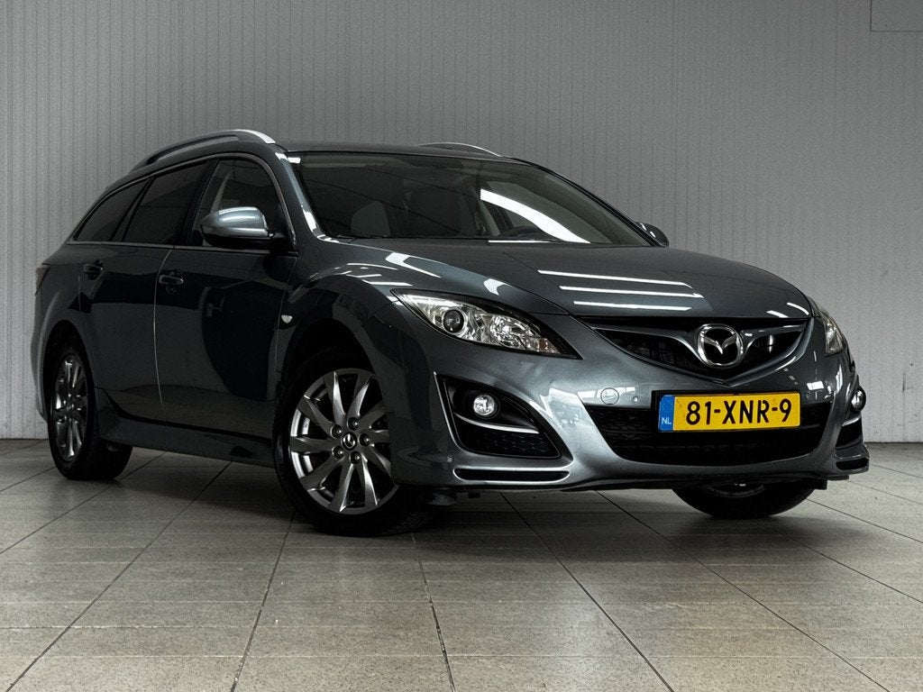 Mazda 6 Sportbreak 1.8 Exclusive GT /Trekhaak! /17"LMV /Airc, Voorwielaandrijving, Euro 5, Gebruikt, 4 cilinders