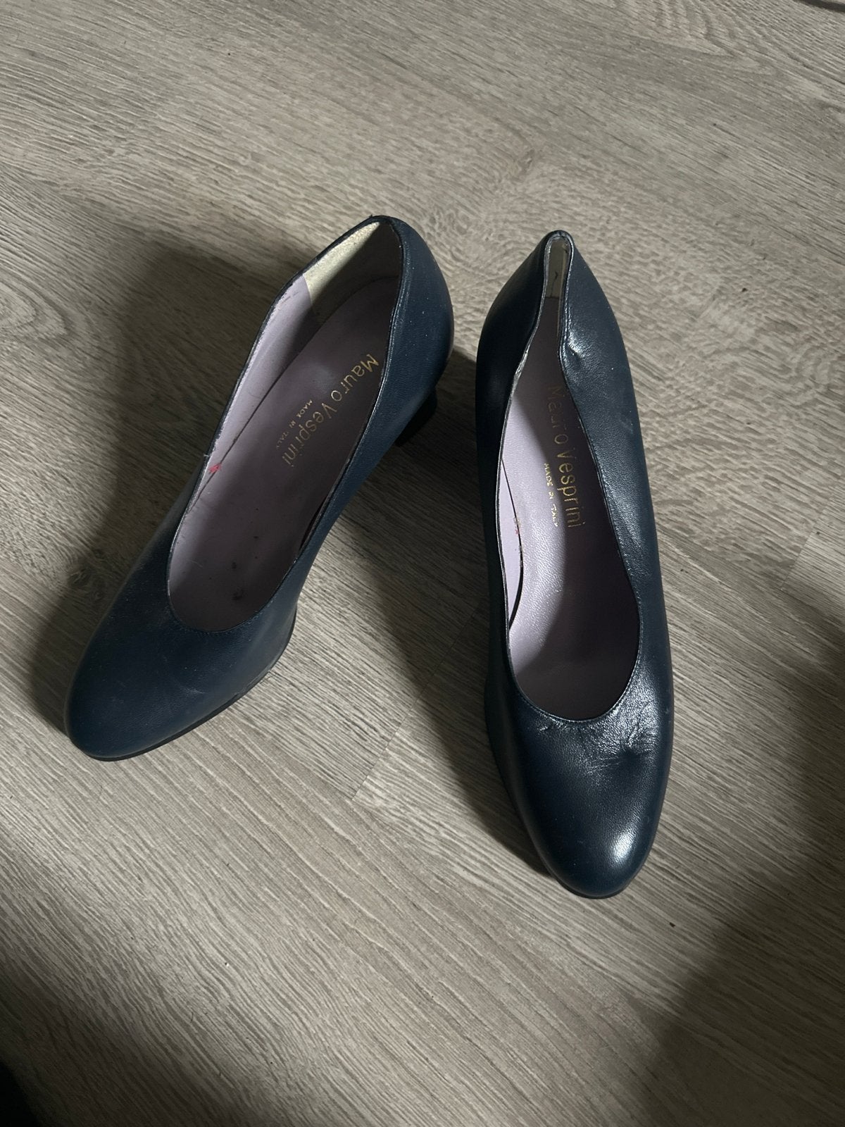 Mauro Vesprini pumps - Maat 39.5, Ophalen of Verzenden, Gedragen, Blauw, Pumps