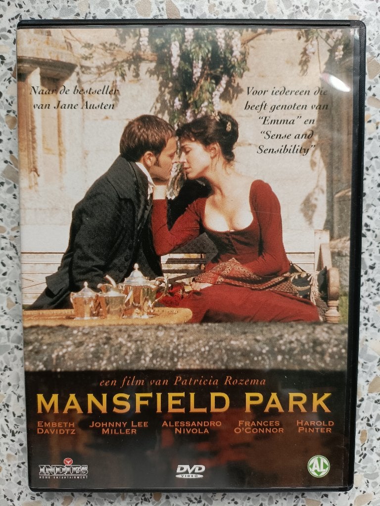 De romantische Kostuumdramafilm "Mansfield Park"., Engels, Alle leeftijden, Zo goed als nieuw, Inclusief doosje