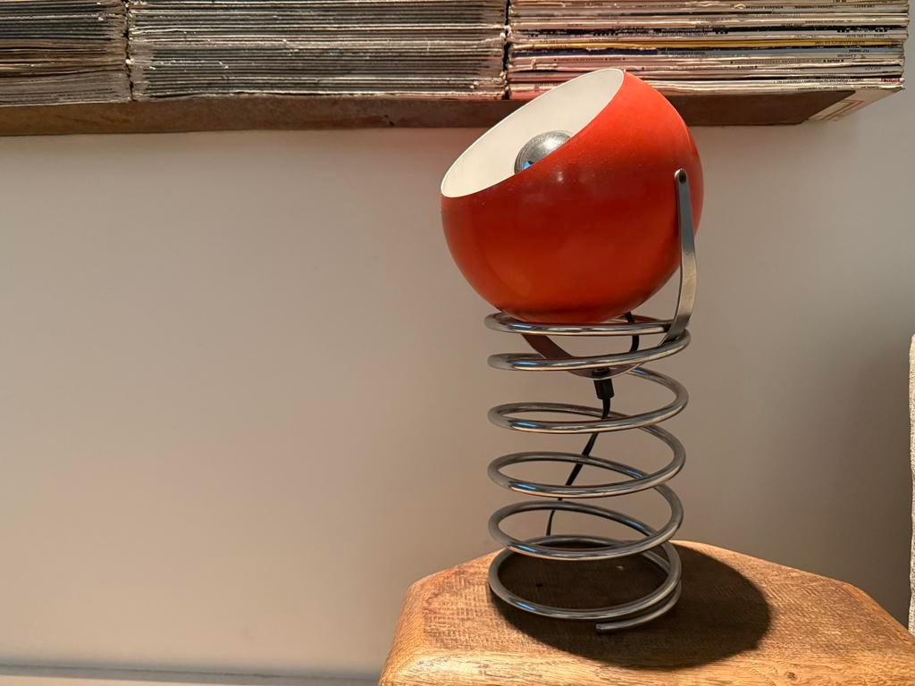 Vintage Space Age “eyeball” 1970s, Ophalen of Verzenden, Zo goed als nieuw, Minder dan 50 cm