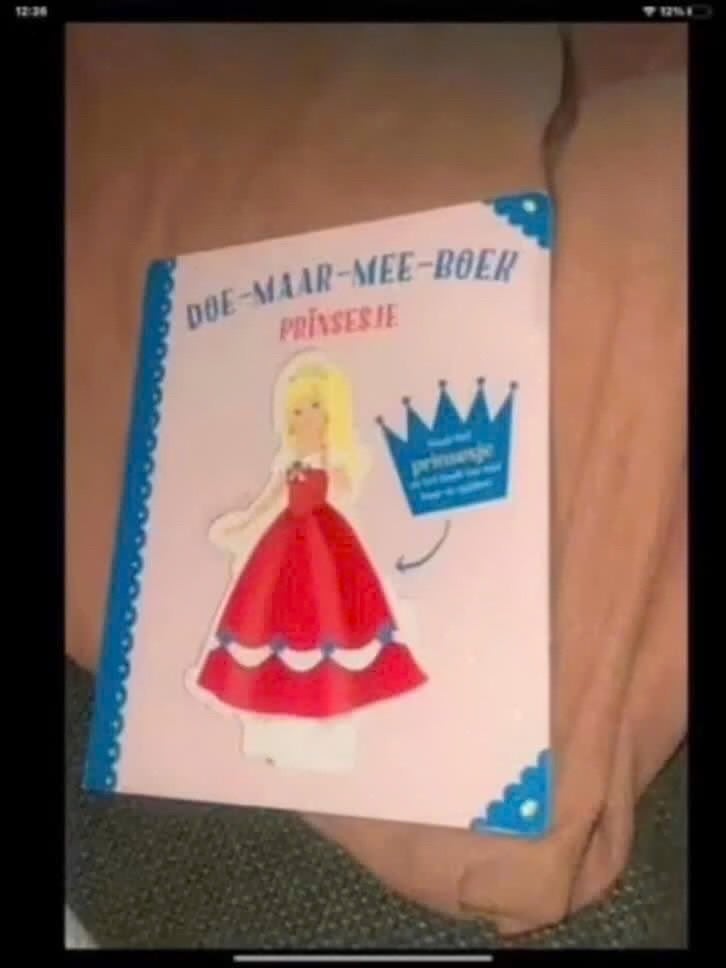 Doe-Maar-Mee-Boek Prinsesje, Ophalen of Verzenden, Zo goed als nieuw, Uitklap-, Voel- of Ontdekboek, 2 tot 3 jaar