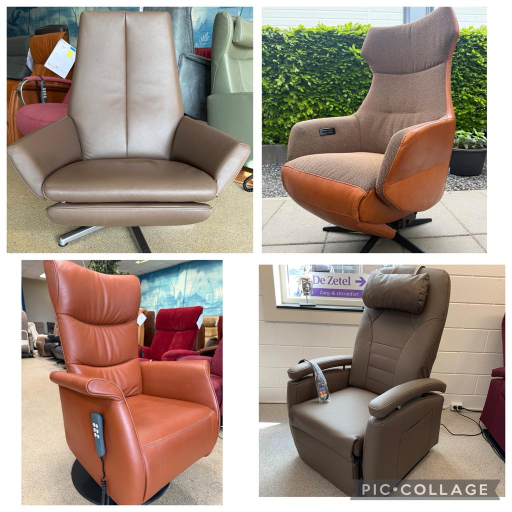 Sta op stoel relax fauteuil alleen A merken gratis bezorging