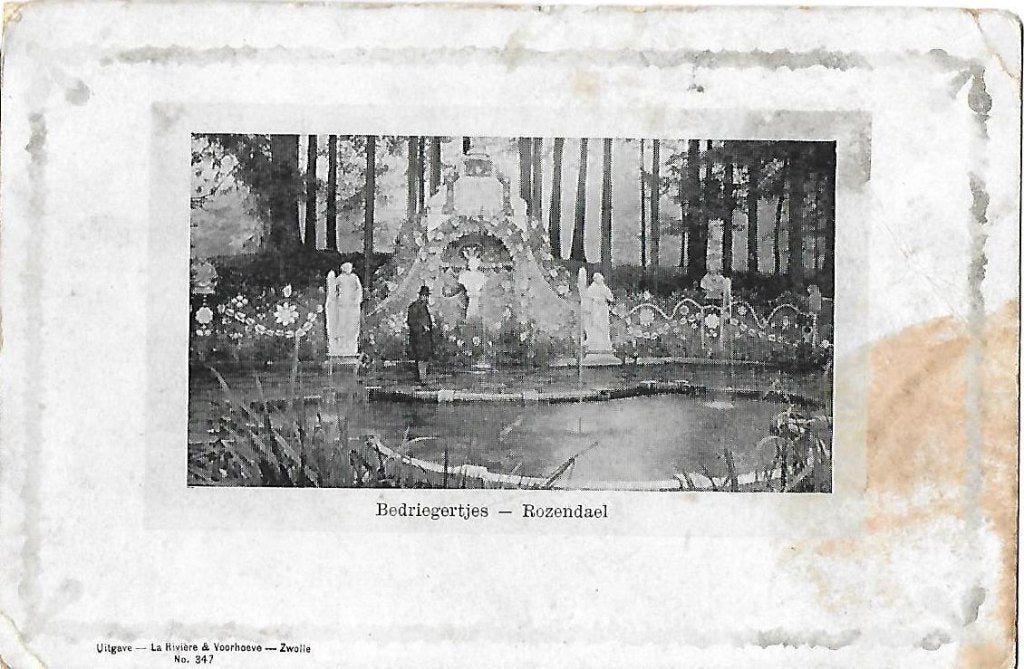 Bedriegertjes rozendael oude ongelopen ansichtkaart (7985), Ophalen of Verzenden, 1920 tot 1940, Ongelopen