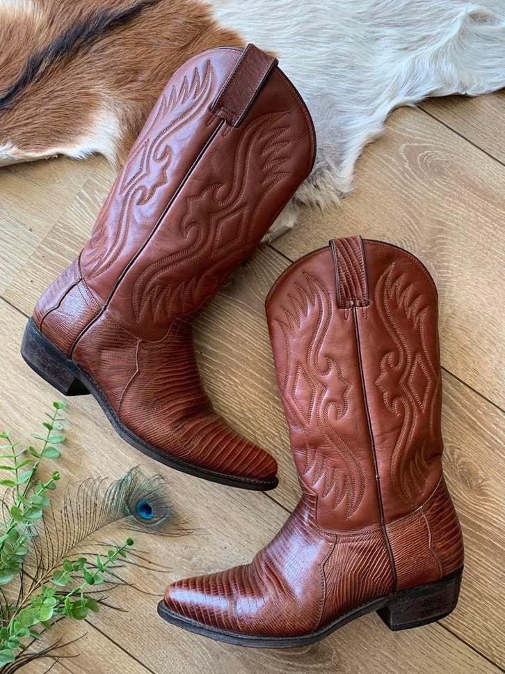 Calamex cowboylaarzen 41 western boots bohemian laarzen, Kleding | Dames, Schoenen, Hoge laarzen, -, Ophalen of Verzenden, Zo goed als nieuw