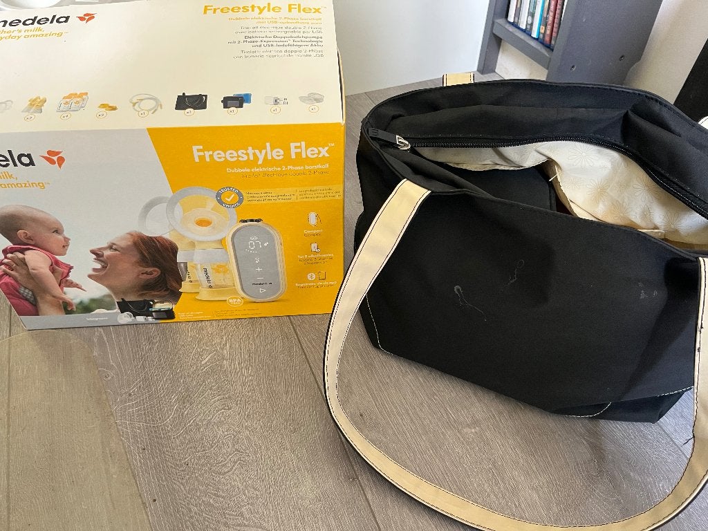 Medela Freestyle Flex incl accessoires, Ophalen, Inclusief tas, Gebruikt, Medela