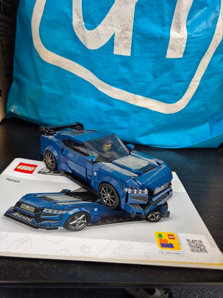 LEGO Speed Champions Ford Mustang Dark Horse 76920, Kinderen en Baby's, Speelgoed | Bouwstenen, Ophalen, Zo goed als nieuw, Overige merken