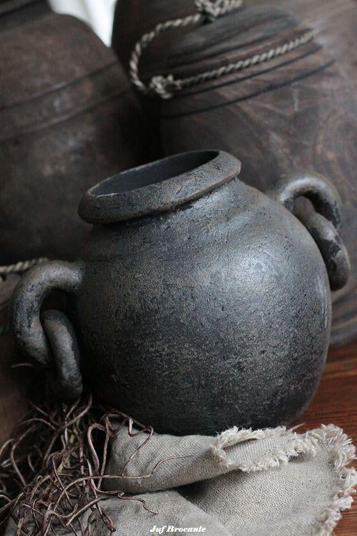Kruik met twee ringen, Huis en Inrichting, Www.jufbrocante.nl, Www.jufbrocante.nl, Nieuw, Ophalen of Verzenden