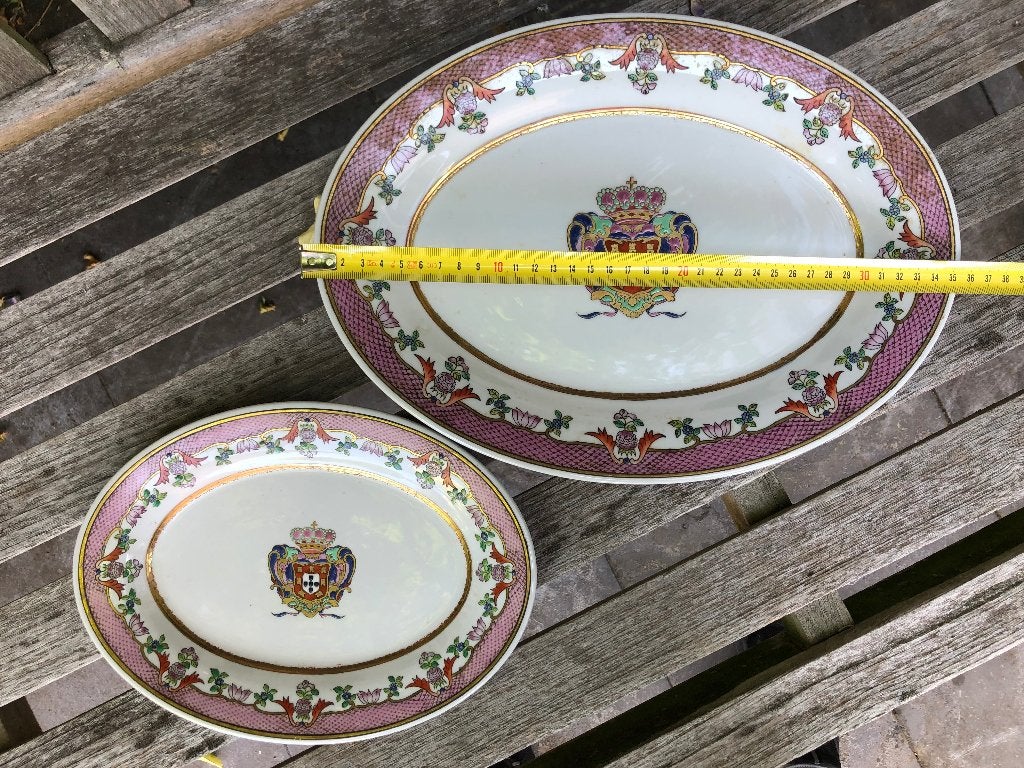 2 mooie schalen, chinees porselein of portugees aardewerk, Ophalen of Verzenden