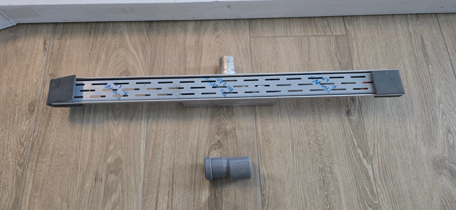Douchegoot RVS 80cm met sifon en toebehoren, Ophalen of Verzenden, Nieuw, Rvs, Douche